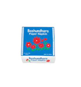 Bashundhara Paper Napkin 13*13, 1ply 100pcs