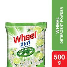 WHEEL WASHING POWDER 2IN1 CLEAN & FRESH 500G