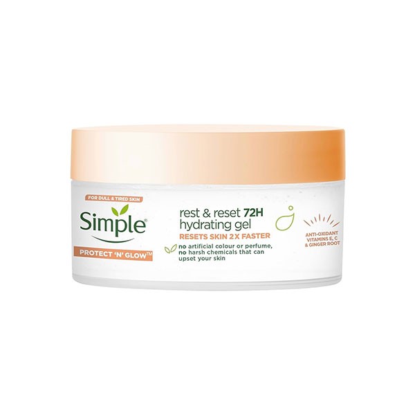 Simple Protect N Glow Rest & Reset 72H Hydrating Gel 50ml