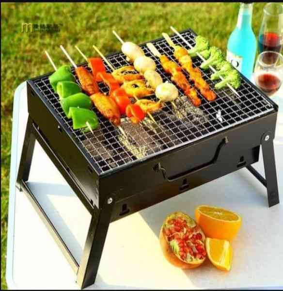 Portable Barbecue Machine BBQ - Black