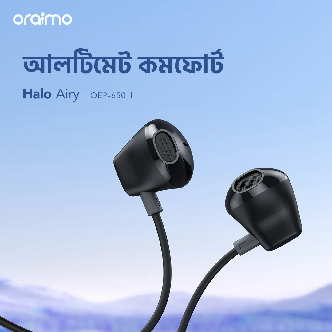 Oraimo Halo Airy Type-C Wired Headphones