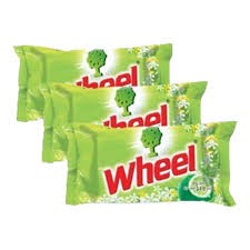 WHEEL WASHING LAUNDRY BAR 125G 3pc