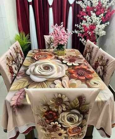 Korian velvet kaporer 3d print table cloth