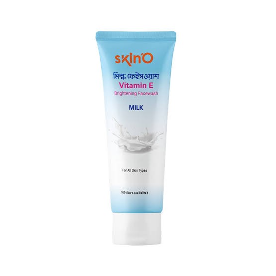 SkinO Vitamin E Brightening Facewash (Milk) 110ml